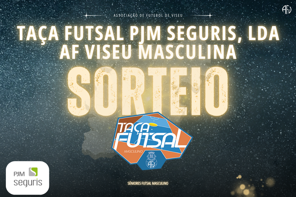 1ª Eliminatória e quartos de final da Taça de Futsal PJM Seguirs, LDA Masculino definidos